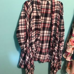 Plaid Cardigan